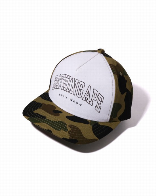 Bape 1st Camo Caps Panske Zelene | SK-0927
