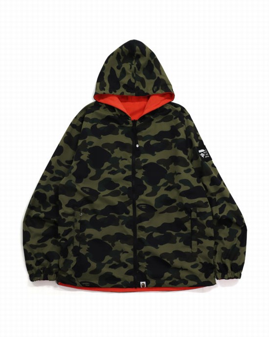 Bape 1st Camo Reversible Bundy Panske Zelene | SK-0452