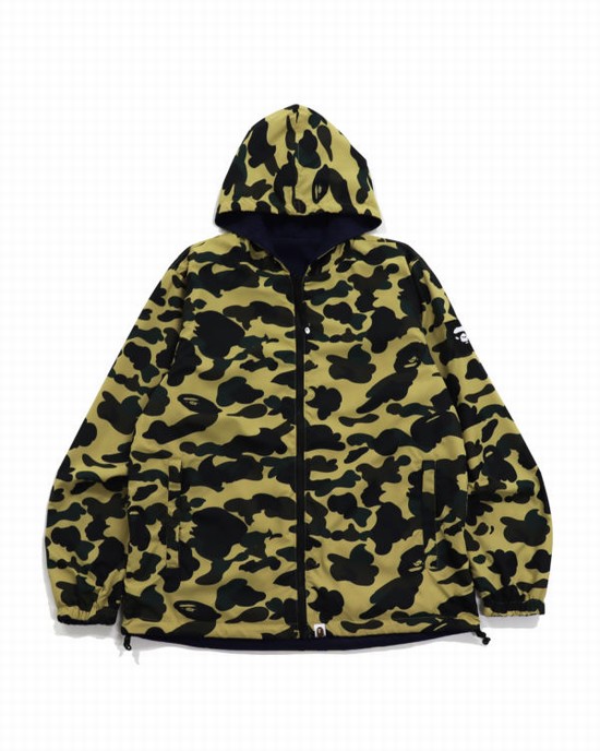 Bape 1st Camo Reversible Mikiny S Kapucňou Panske Hnedožltý | SK-7542