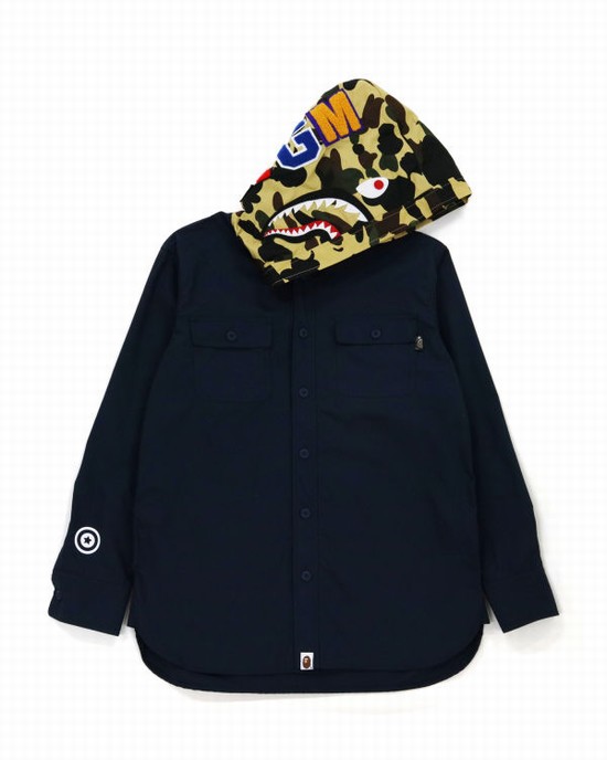 Bape 1st Camo Shark Bundy Damske Modre | SK-2365
