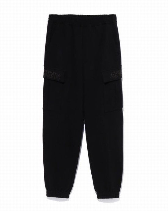Bape 6 Pocket Relaxed Fit Tepláky Panske Čierne | SK-4239