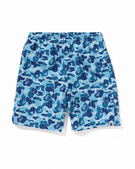 Bape ABC Camo Beach Sortky Panske Modre | SK-0785