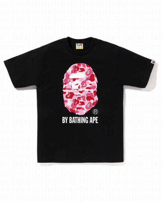 Bape ABC Camo By Bathing Ape Tricko Panske Čierne | SK-3024