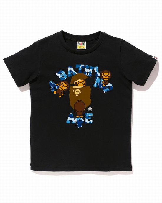 Bape ABC Camo College Milo Tricko Damske Čierne | SK-0974