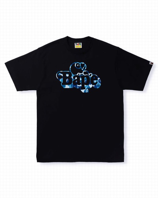 Bape ABC Camo Milo On Tricko Panske Čierne | SK-9753