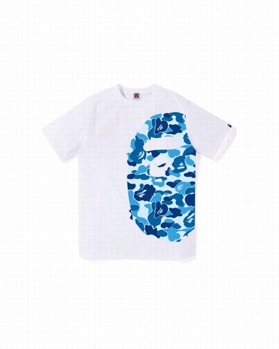 Bape ABC Camo Side Big Ape Head Jr Tricko Detske Biele | SK-4859
