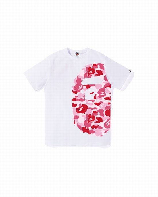 Bape ABC Camo Side Big Ape Head Jr Tricko Detske Biele | SK-5127