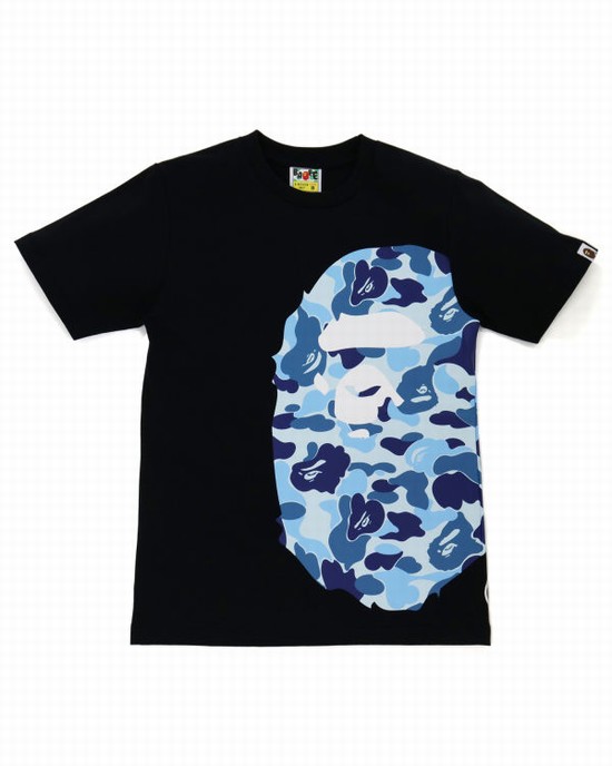 Bape ABC Camo Side Big Ape Head Tricko Damske Čierne | SK-5782