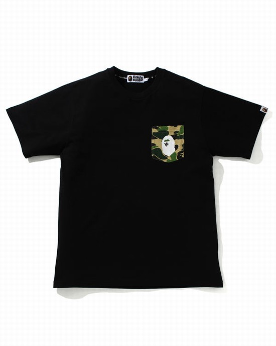 Bape ABC Camo pocket Tricko Panske Zelene | SK-1328