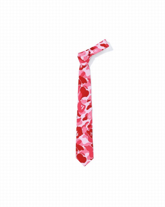 Bape ABC Kravaty Panske Ruzove | SK-0843