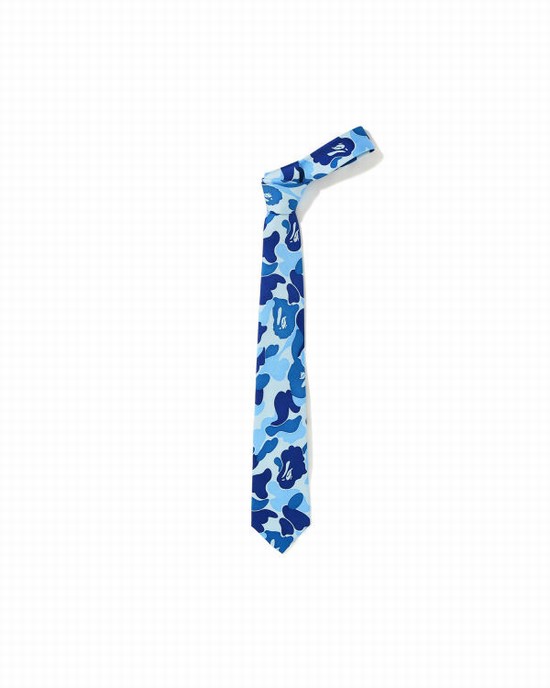Bape ABC Kravaty Panske Svetlo Modre | SK-4367