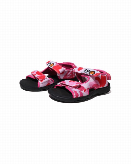 Bape ABC Milo Sandále Detske Ruzove | SK-1574
