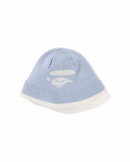 Bape APE Face Klobuky Damske Svetlo Modre | SK-4153