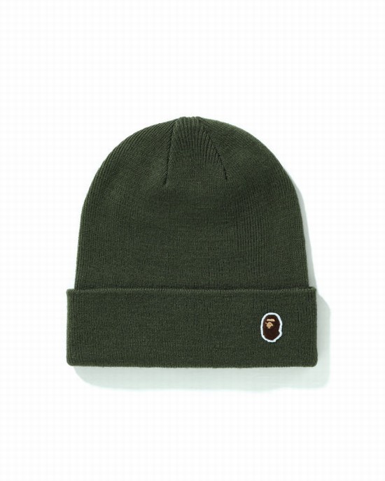 Bape Ape Head One Point Caps Panske Zelene | SK-0763