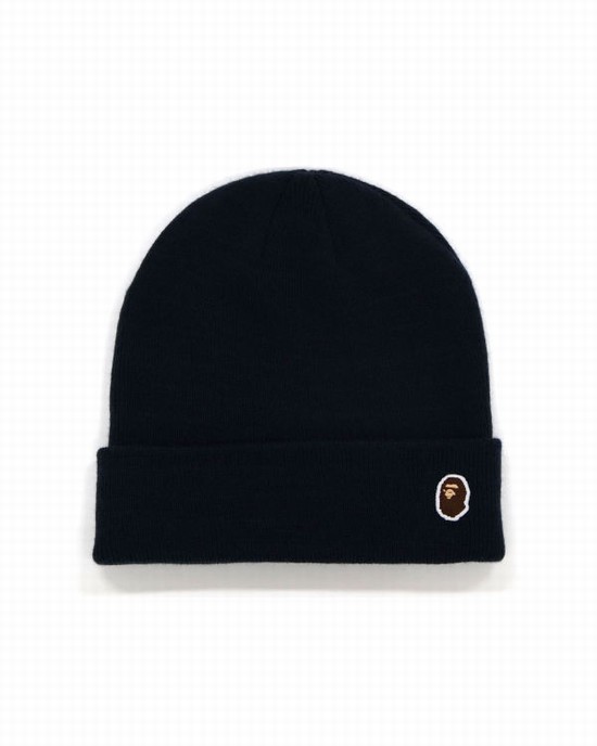 Bape Ape Head One Point Ciapky Panske Námornícka Modrá Modre | SK-1362