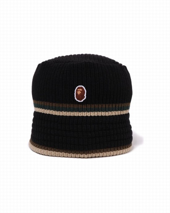 Bape Ape Head One Point Crusher Klobuky Panske Čierne | SK-4028