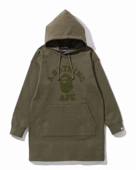 Bape Ape Head One Point Onepiece Saty Damske Svetlo Zelene | SK-5840