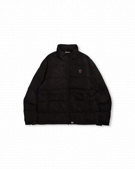 Bape Ape Head One Point Páperové Bundy Panske Čierne | SK-0836