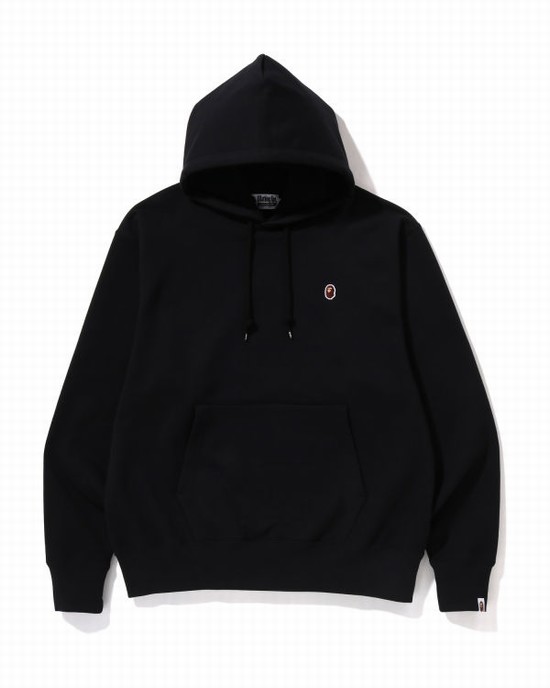 Bape Ape Head One Point Relaxed Fit Pullover Mikiny S Kapucňou Panske Čierne | SK-8319