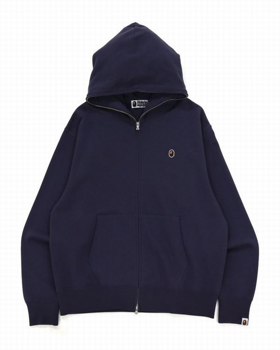 Bape Ape Head One Point Relaxed hooded Mikiny S Kapucňou Panske Tmavo Nachový | SK-3124