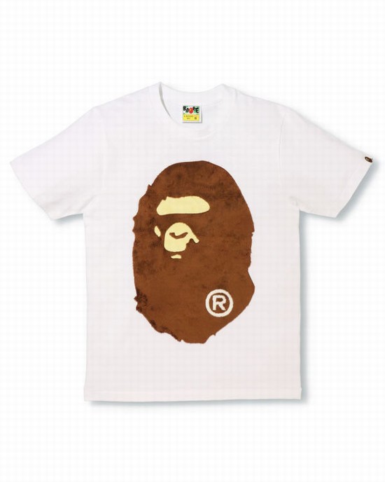 Bape BOA Big Ape Head Tricko Damske Biele | SK-3142