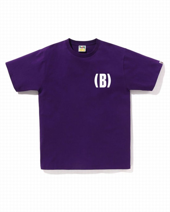 Bape B One Point Tricko Panske Nachový | SK-4063