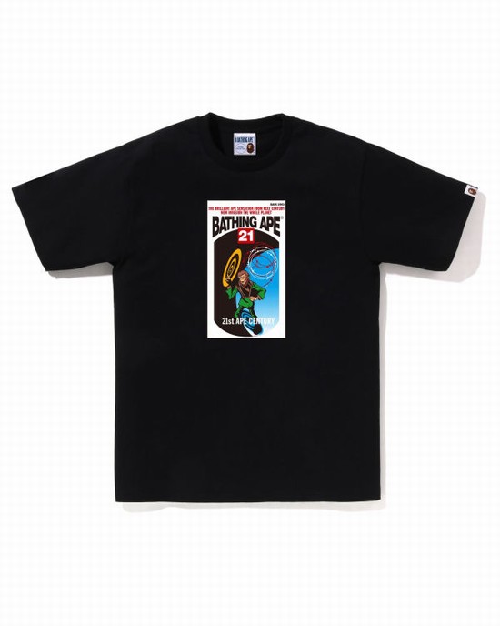 Bape Bathing Ape Tricko Panske Čierne | SK-7683