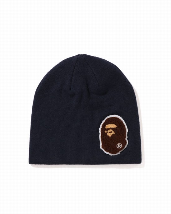 Bape Big Ape Head Caps Panske Modre | SK-4581