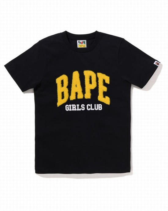 Bape Boa Fleece Girls Tricko Damske Čierne | SK-6471