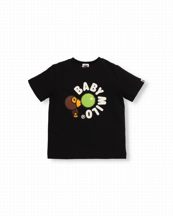 Bape Boa Fleece Milo Gum Tricko Detske Čierne | SK-0356