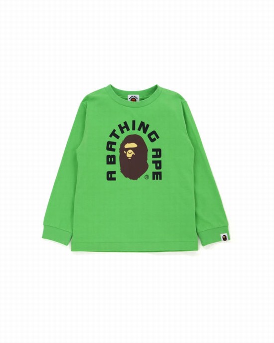 Bape College 2020 Tricko Detske Svetlo Zelene | SK-1504