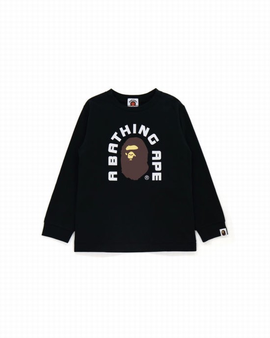 Bape College 2020 Tricko Detske Čierne | SK-2634