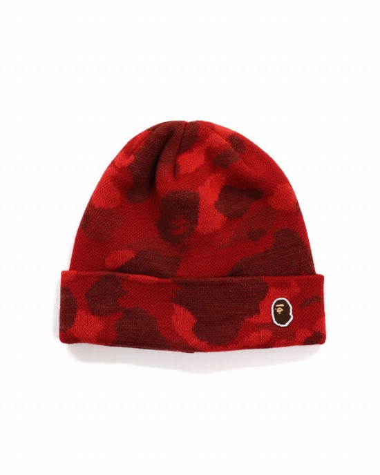 Bape Color Camo Caps Panske Svetlo Červené | SK-4718