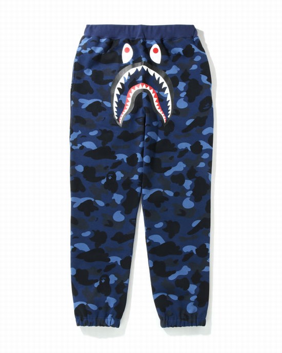 Bape Color Camo Shark Tepláky Panske Modre | SK-5790