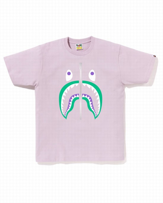 Bape Colors Shark Tricko Panske Nachový | SK-1026