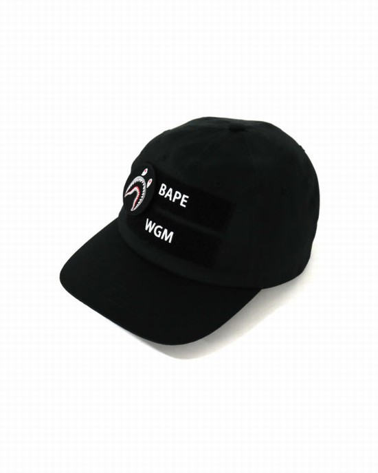 Bape Detachable Shark Patch Caps Panske Čierne | SK-7468
