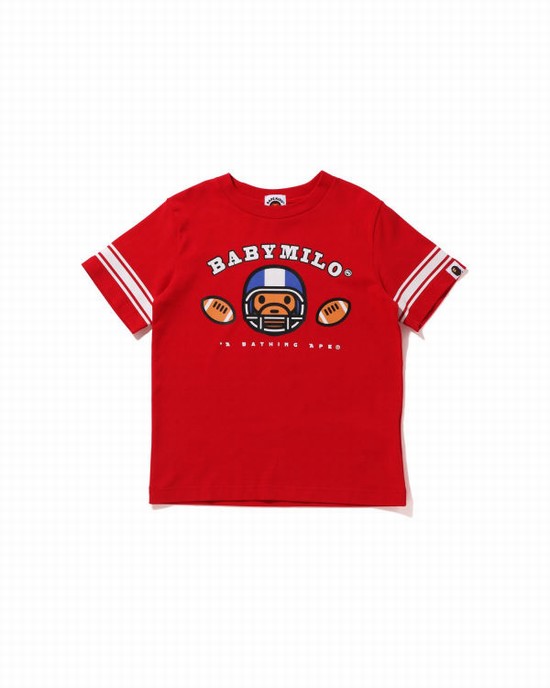 Bape Football Milo Tricko Detske Svetlo Červené | SK-4602