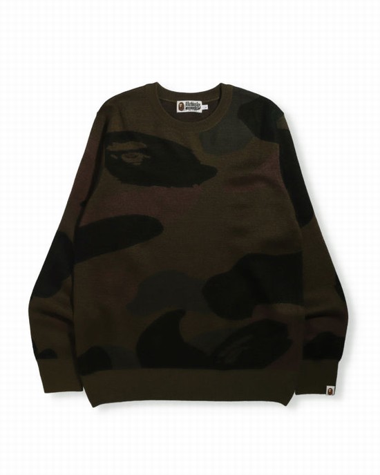 Bape Giant 1st Camo Siroke Topanky Fit Pleteniny Panske Zelene | SK-2496