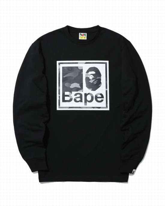 Bape Gradation Camo Tricko Panske Čierne | SK-3469
