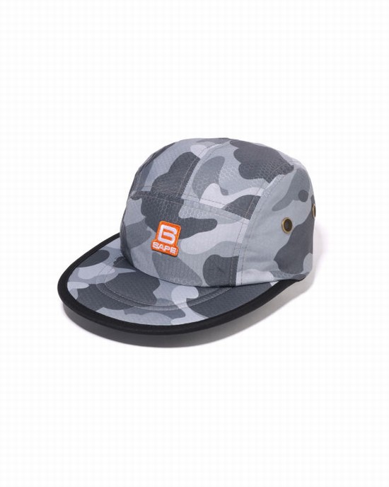 Bape Honeycomb Camo Jet Caps Panske Siva | SK-9841