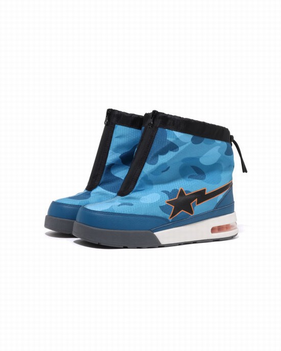 Bape Honeycomb Camo Zip Cestne STA M2 Tenisky Panske Modre | SK-3207