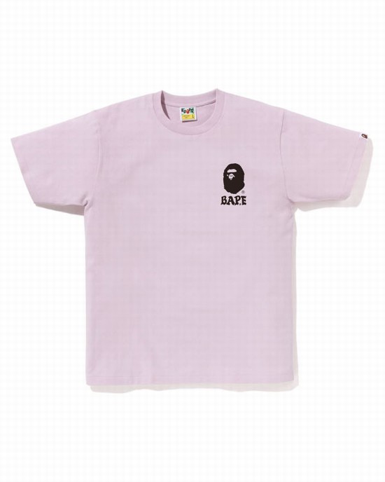Bape Japan Culture Lettered Tricko Panske Nachový | SK-1763