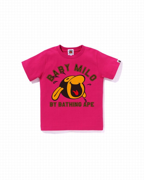Bape Klasické Milo Tricko Detske Ruzove | SK-9472
