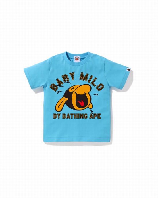 Bape Klasické Milo Tricko Detske Svetlo Modre | SK-8924