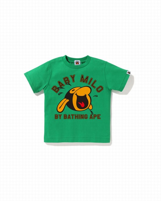 Bape Klasické Milo Tricko Detske Zelene | SK-4683