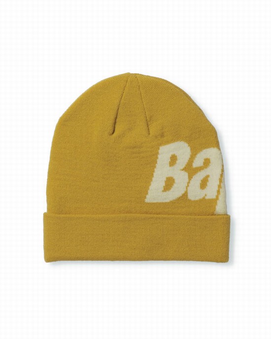 Bape Knit Caps Panske Žlté | SK-9018