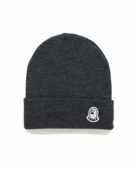 Bape Knit Ciapky Panske Siva | SK-7830