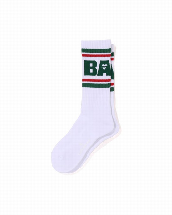 Bape Line Ponozky Panske Svetlo Zelene | SK-6218