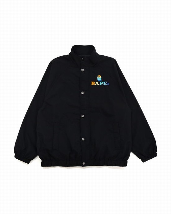 Bape Logo Embroidery Overs Bundy Damske Čierne | SK-0147
