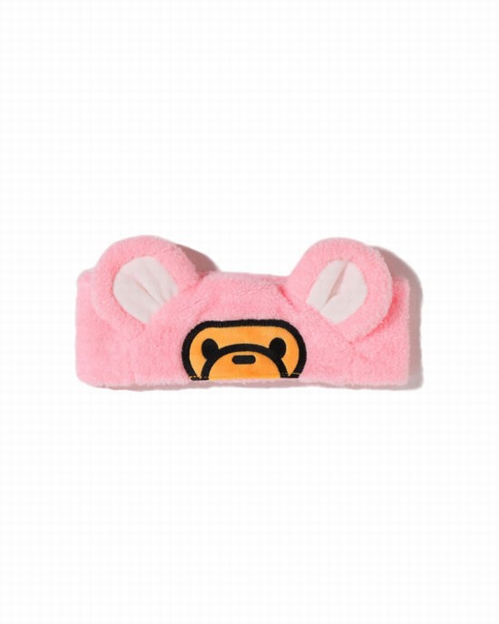 Bape Milo Bear Ear Boa Vlasové Doplnky Detske Ruzove | SK-8693